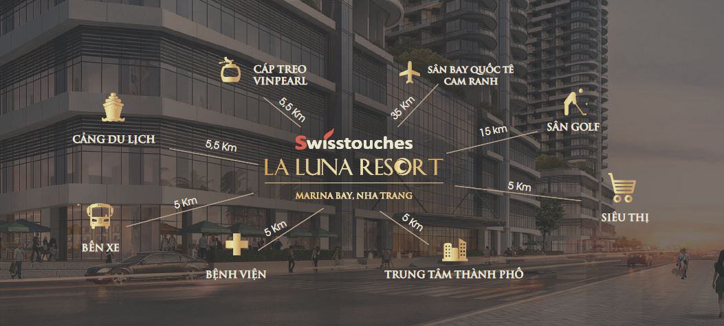 Tiện ích dự án Swisstouches La Luna Resort Nha Trang