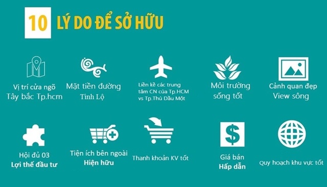 Hoa Phu Green City Cu Chi - Reasons for project ownership