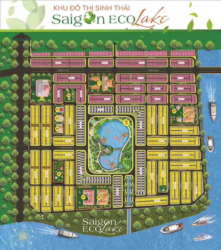 Daresco Duc Hoa Long An - Overview of residential land plot project