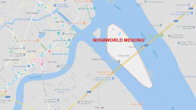 NovaWorld Mekong Cần Thơ - Phối cảnh dự án Khu Đô Thị - Vị trí