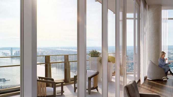 Căn penthouse tòa nhà 35 Hudson Yards đang được rao giá 59 triệu USD, sở hữu tầm nhìn toàn cảnh sông Hudson, Công viên Trung tâm (Central Park) và khu tài chính Manhattan