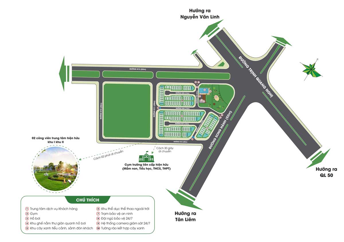 Lovera Premier Binh Chanh - Townhouse project - Floor plan