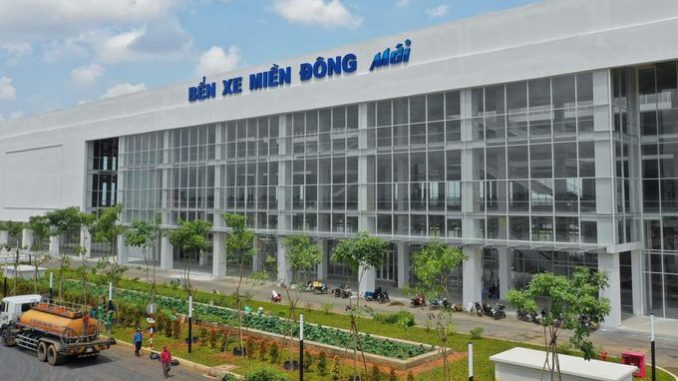 Mien Dong Bus Station operates on October 10, 2020