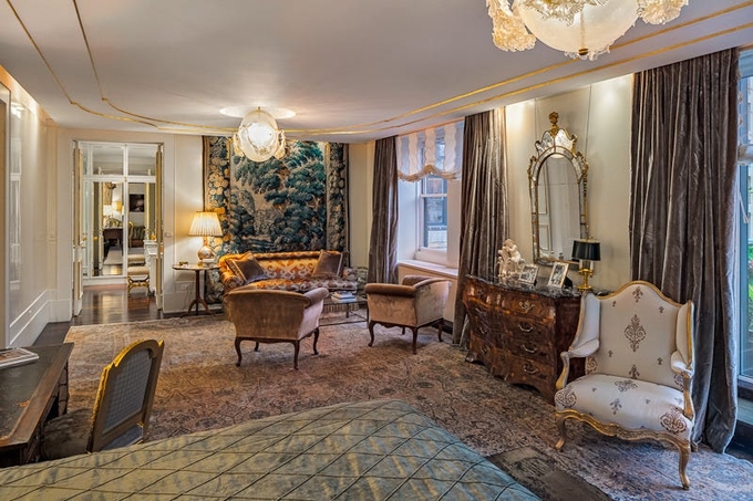 Bất động sản hàng hiệu - Một góc căn hộ Sherry-Netherland được rao bán với giá 95 triệu USD
