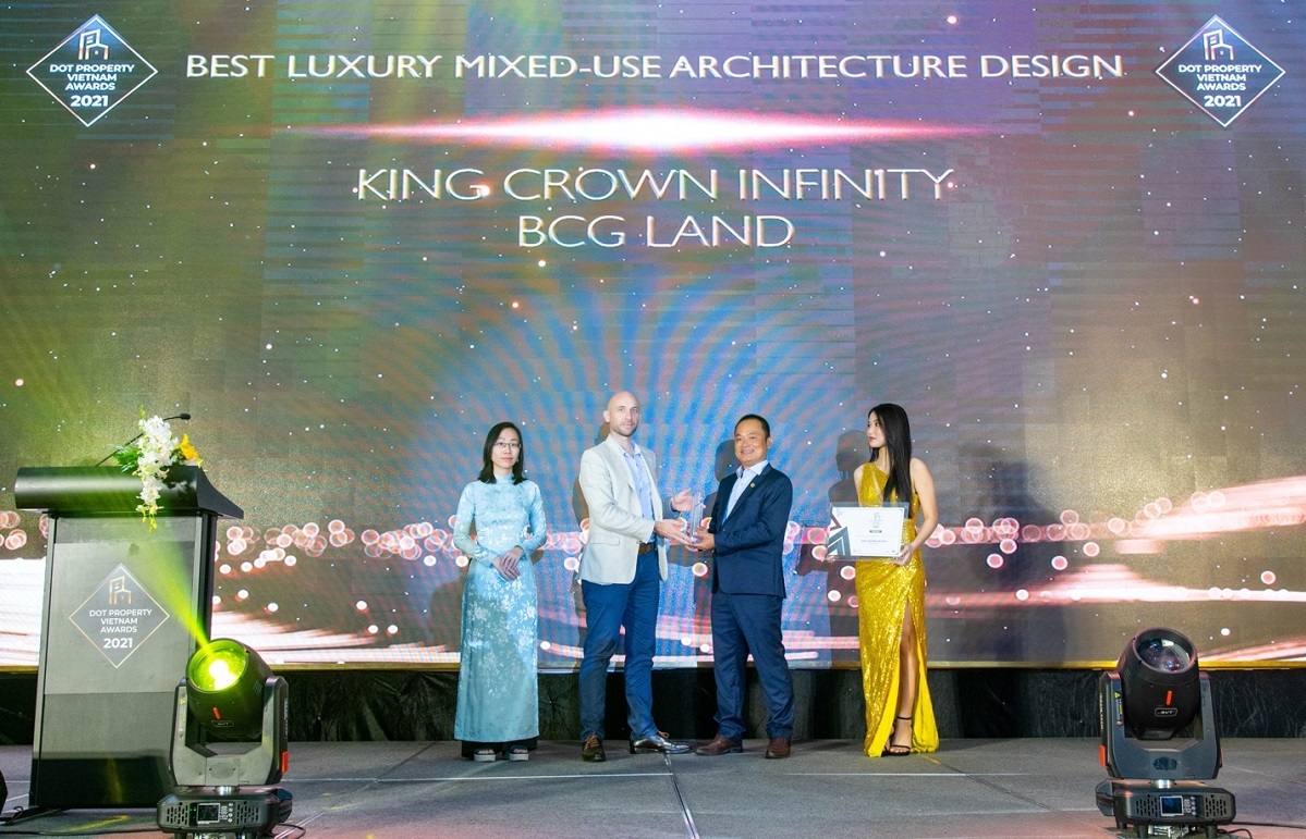 Biểu tưởng kiến trúc TP. Thủ Đức King Crown Infinity được vinh danh tại Dot Property Vietnam Awards 2021