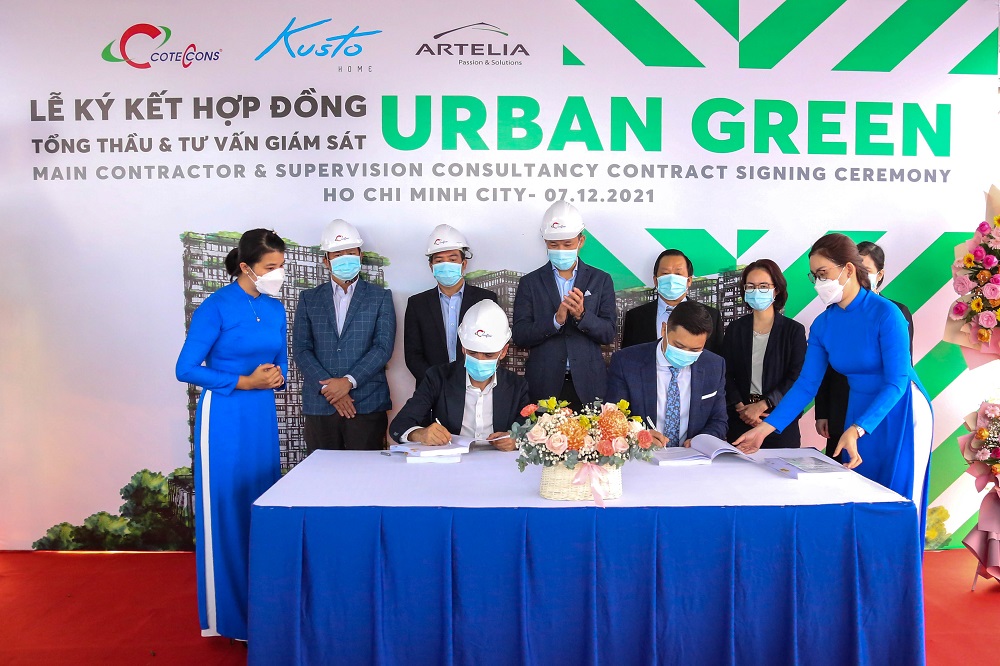 Coteccons Collaborates With Kusto Home To Start Construction Of Urban Green Project