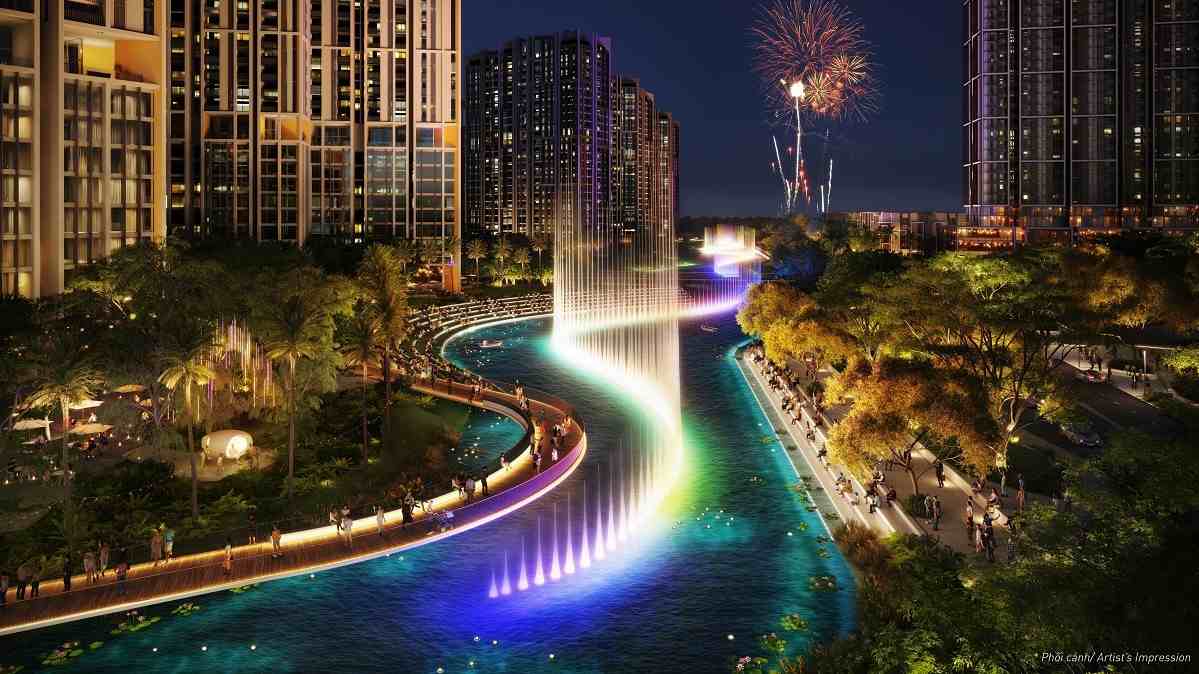 胡志明市 - 环球城大型水上音乐区将于今年年底落成