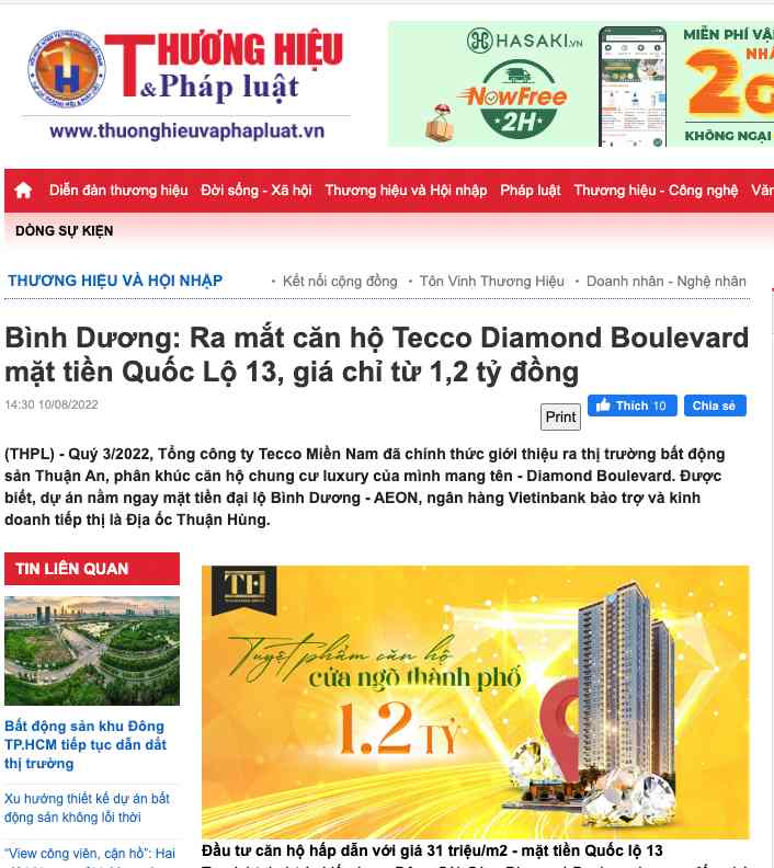 Diamond Boulevard báo chí