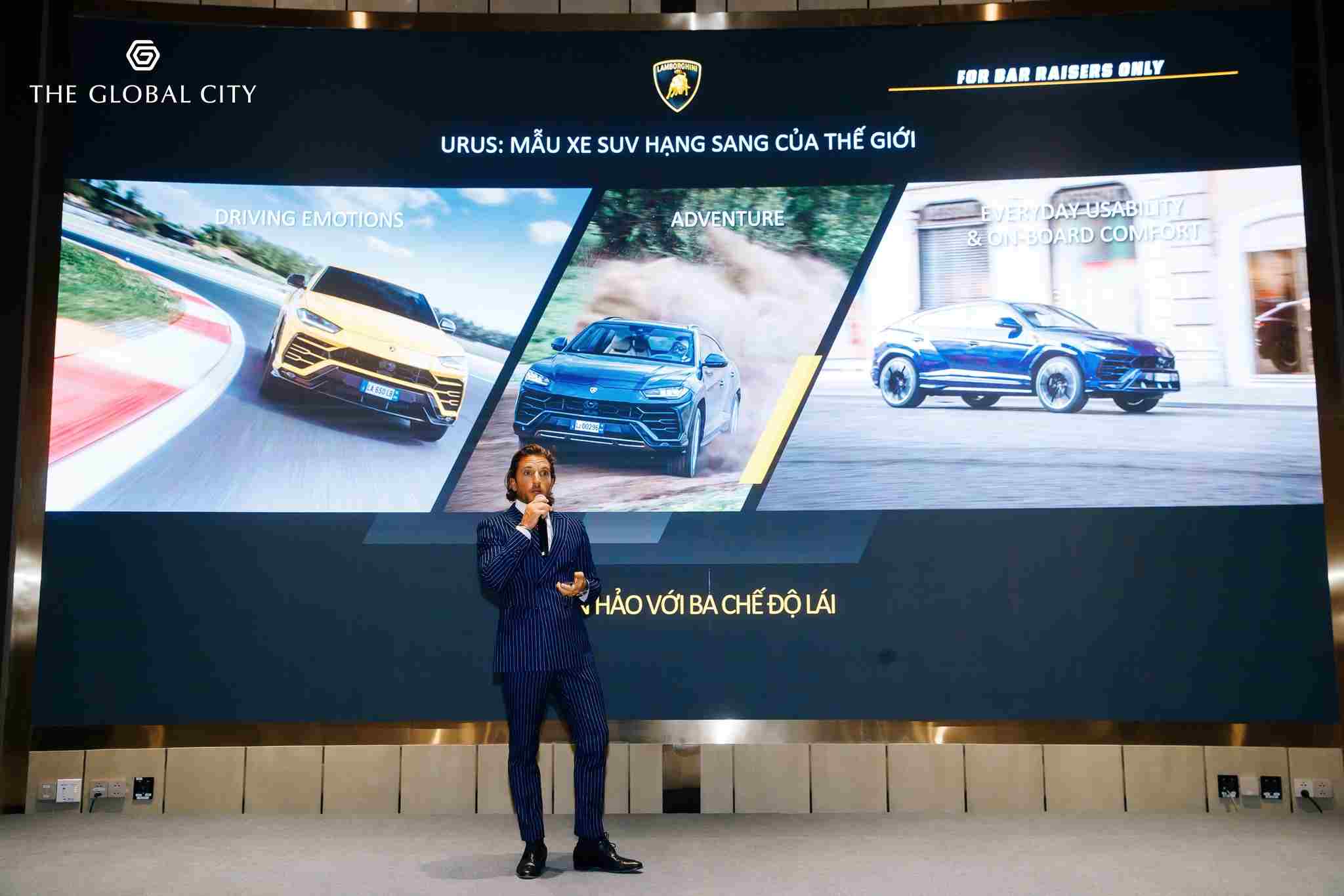 Các doanh nhân hội tụ bên sự kiện ra mắt ngày 15/3 dàn siêu xe Lamborghini tại trung tâm mới The Global City